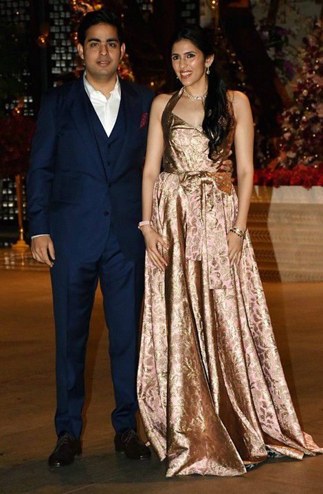 Akash Ambani and Shloka Mehta Engagement