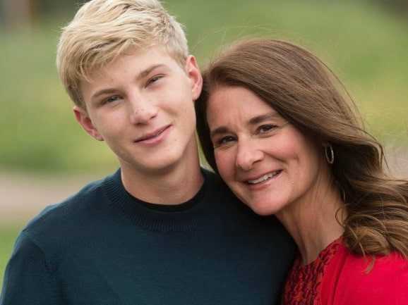 Rory John Gates his mother Melinda Gates